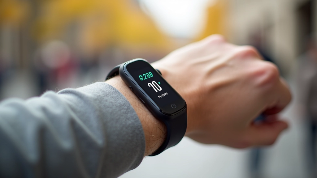 Osobní fitness tracker zobrazující zdravou chůzi a tempo